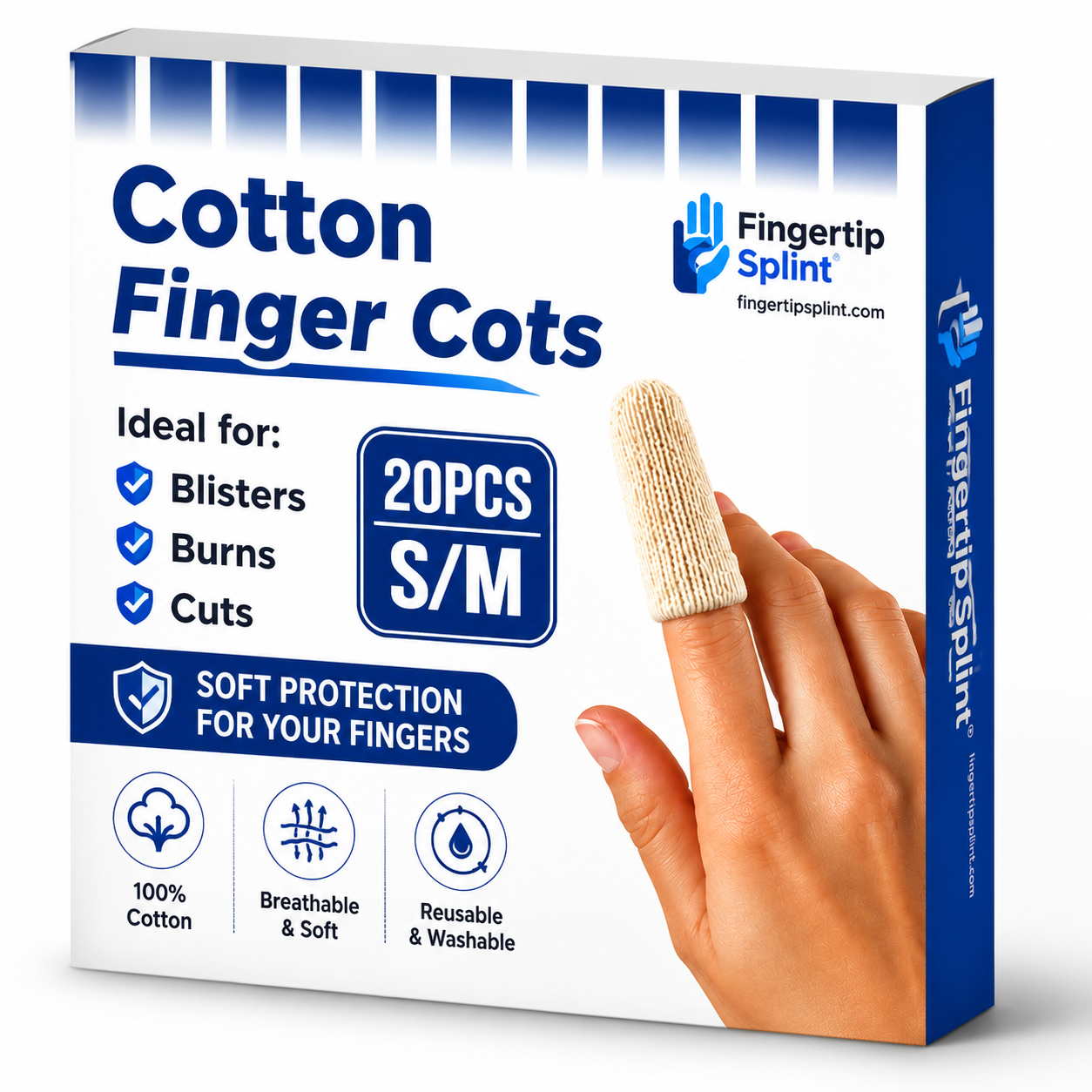 Cotton finger cots