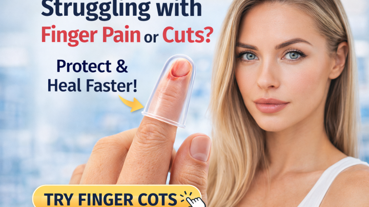 Finger cots for wounds helping protect a cut finger