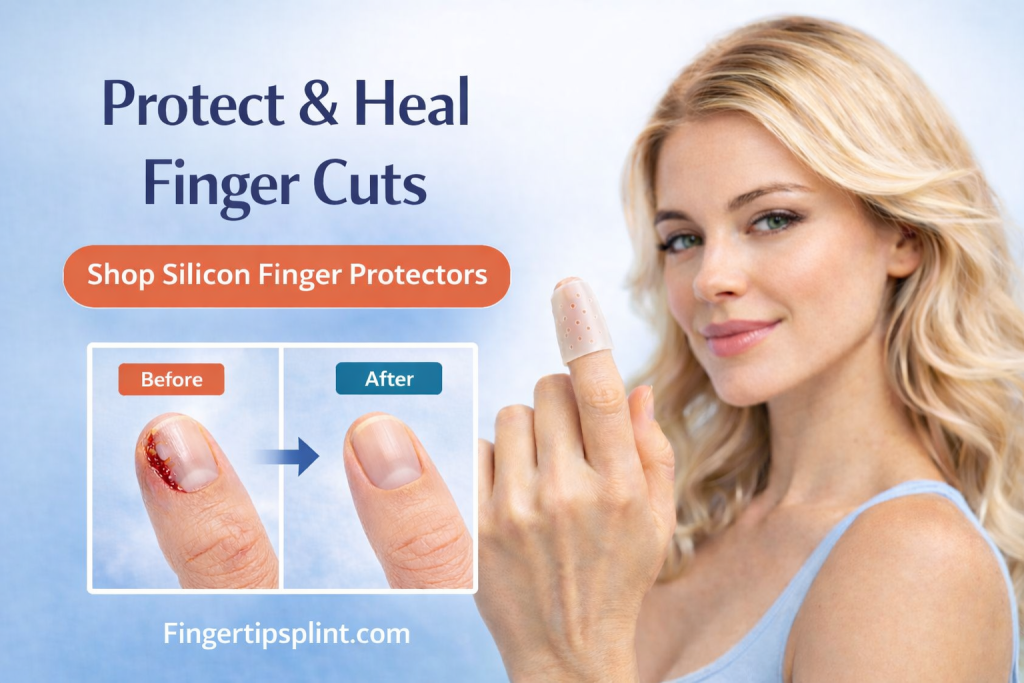 silicon finger protector for cuts and wounds