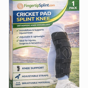 cricket pad splint knee immobilizer brace support