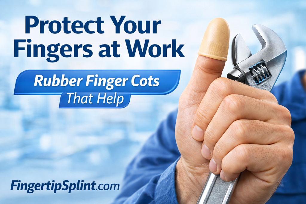 Rubber Finger Cots for Work