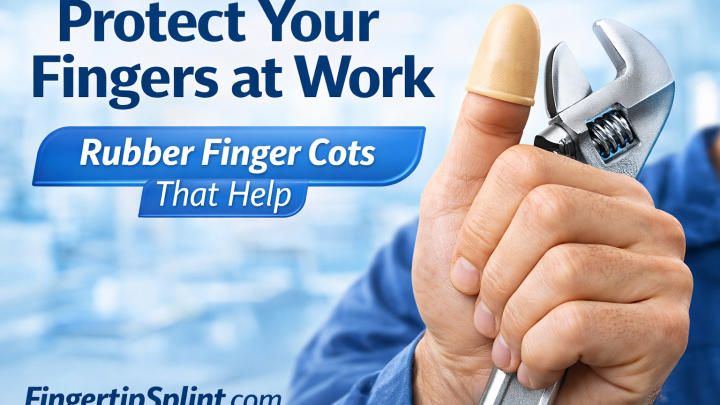 Rubber Finger Cots for Work