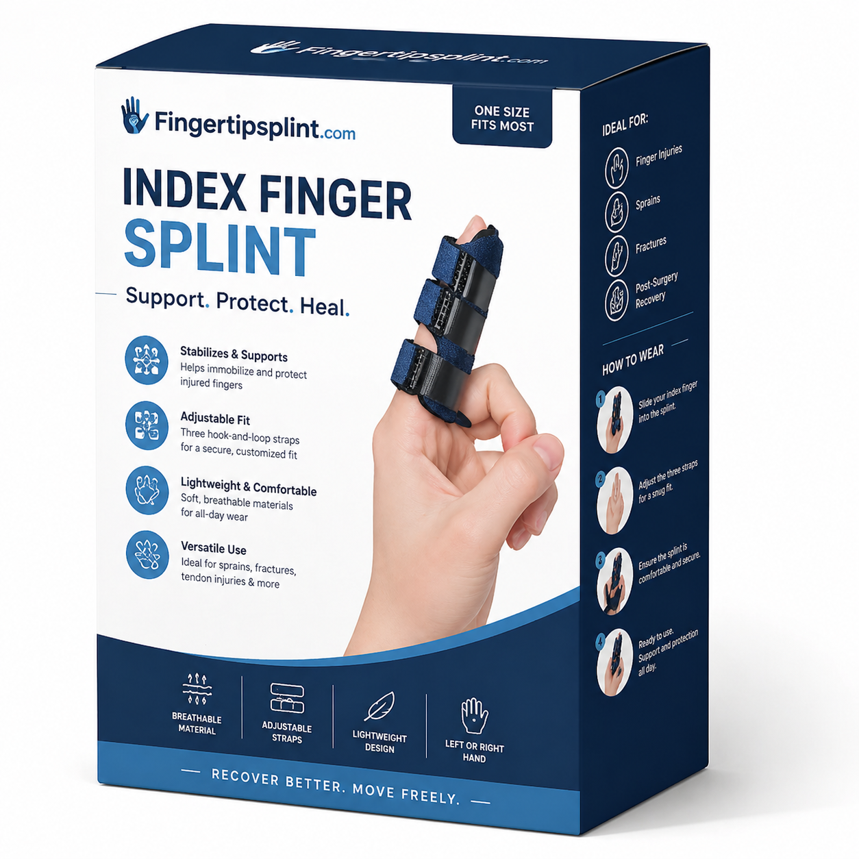 “Index Finger Splint for Pointer Finger Support”