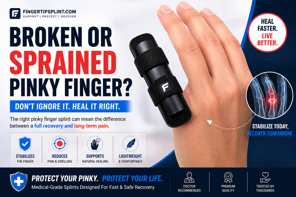 buy pinky finger splint for broken sprained and painful little finger for arthritis