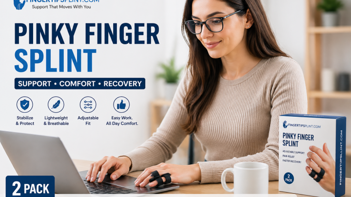 pinky finger splint for pain relief and finger support