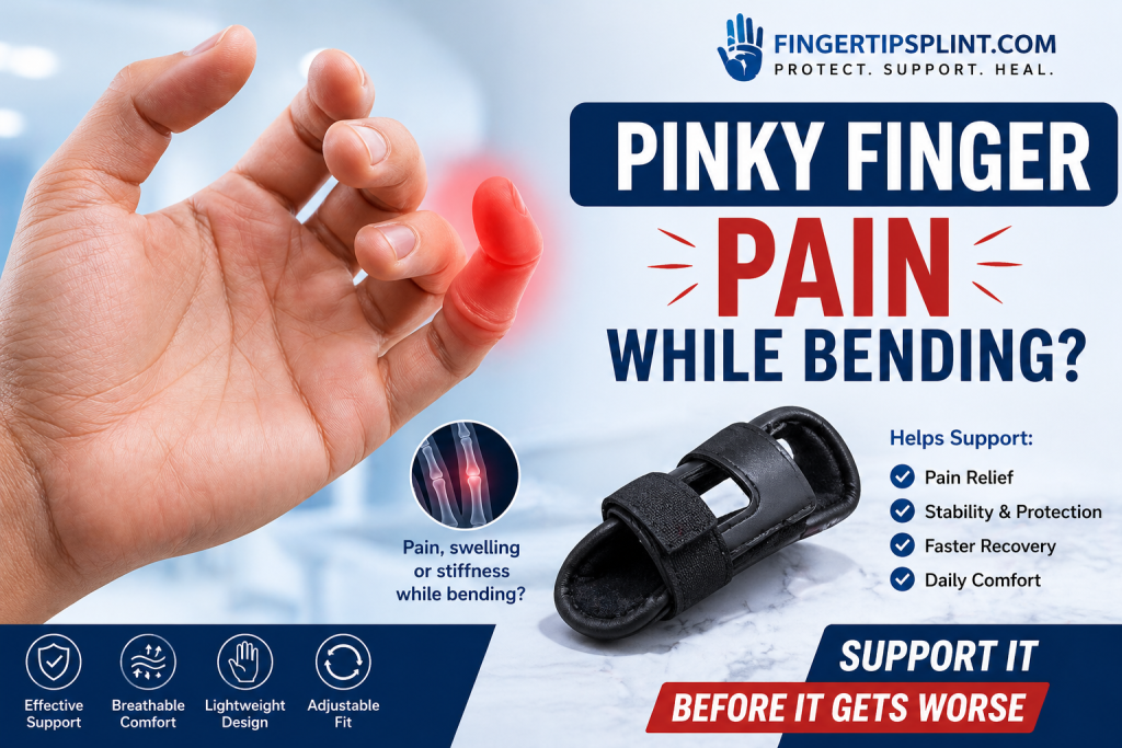 Splint on Pinky Finger
