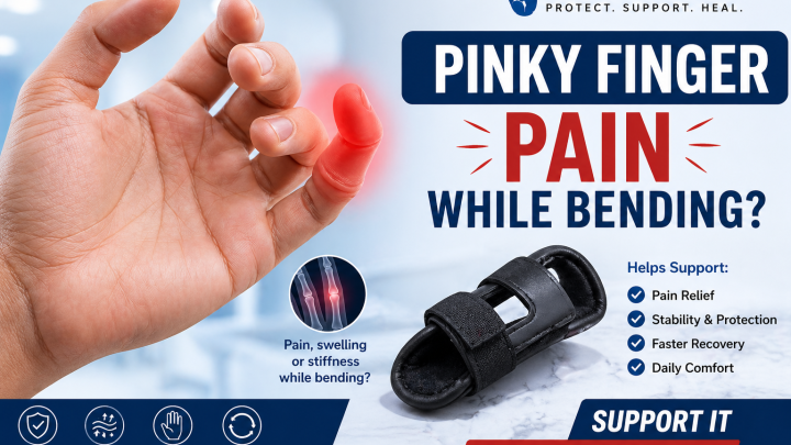 Splint on Pinky Finger