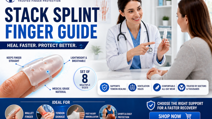 Stack Splint finger guide