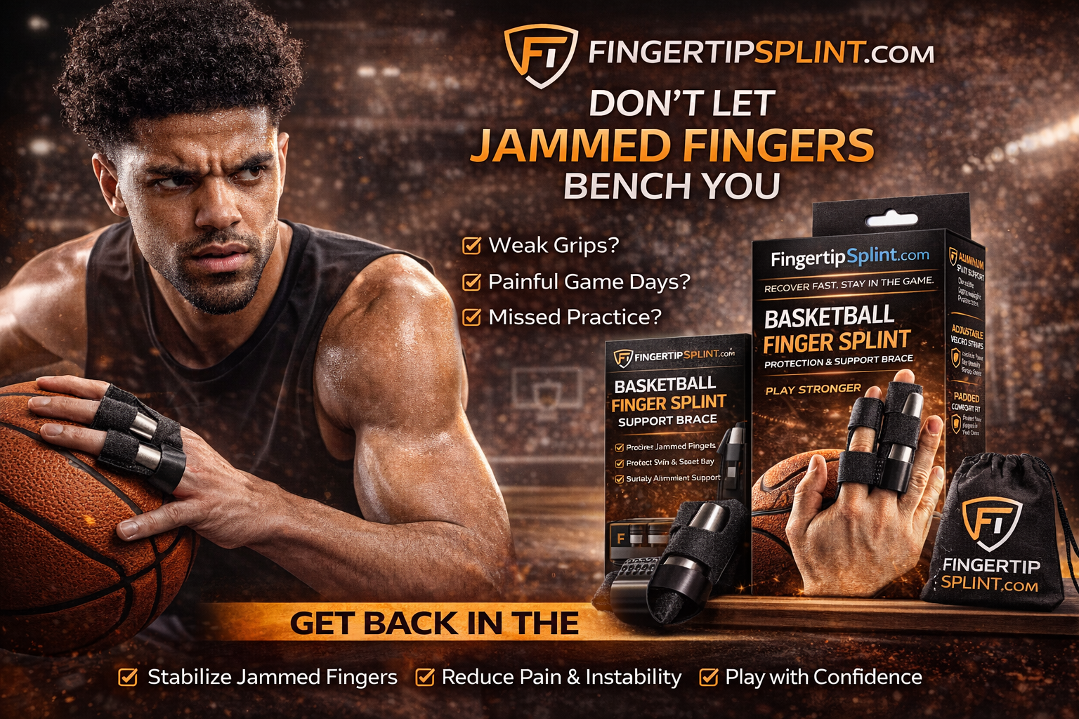 basketball finger splint