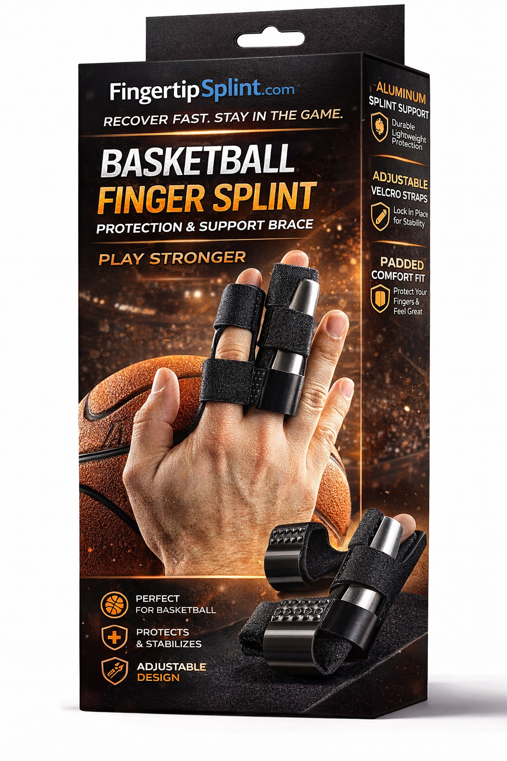 basketball finger splint support brace