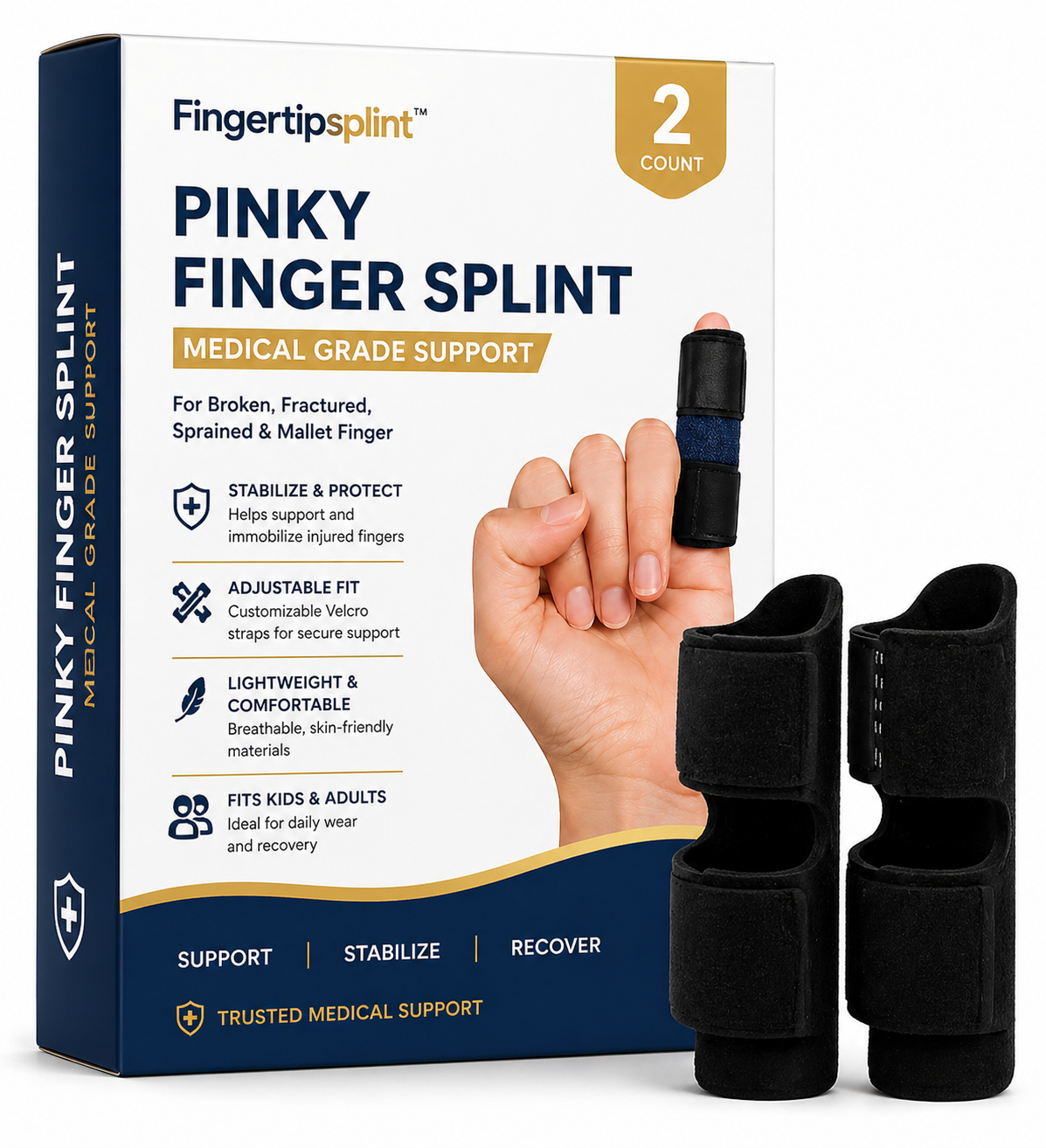 best pinky finger splint for broken finger