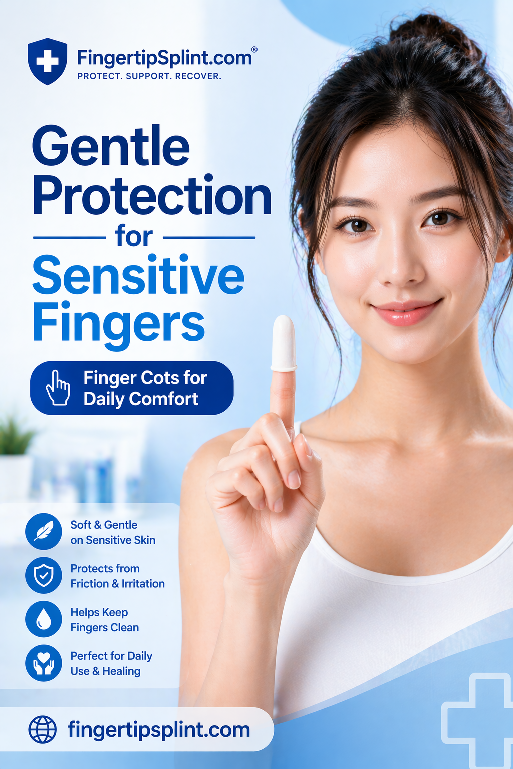 finger cots for sensitive skin