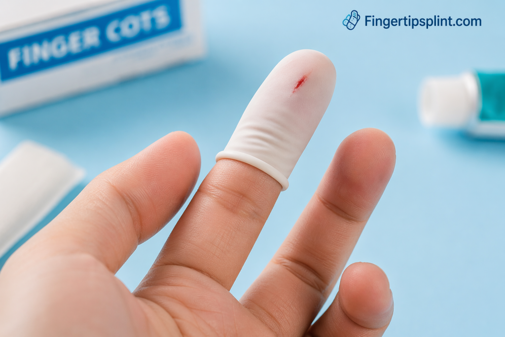 do finger cots help wounds heal faster