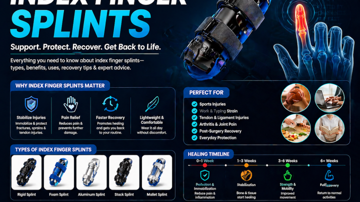 Index finger for splint