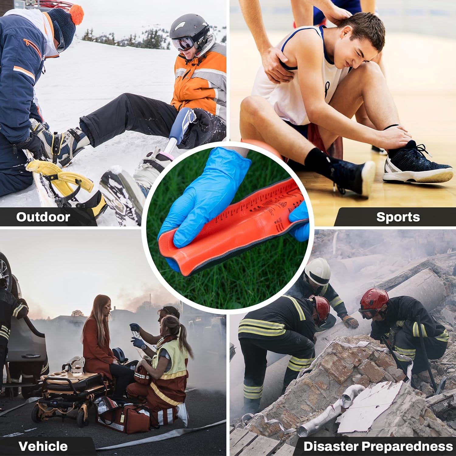 flexible emergency splint bendable reusable first aid splint
