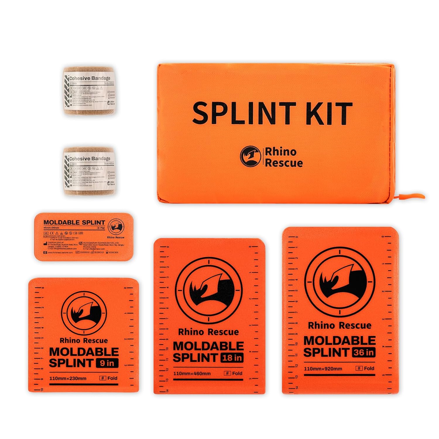 medical first aid splint kit portable emergency splint set