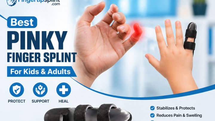 pinky finger splint for kids and adults adjustable support brace