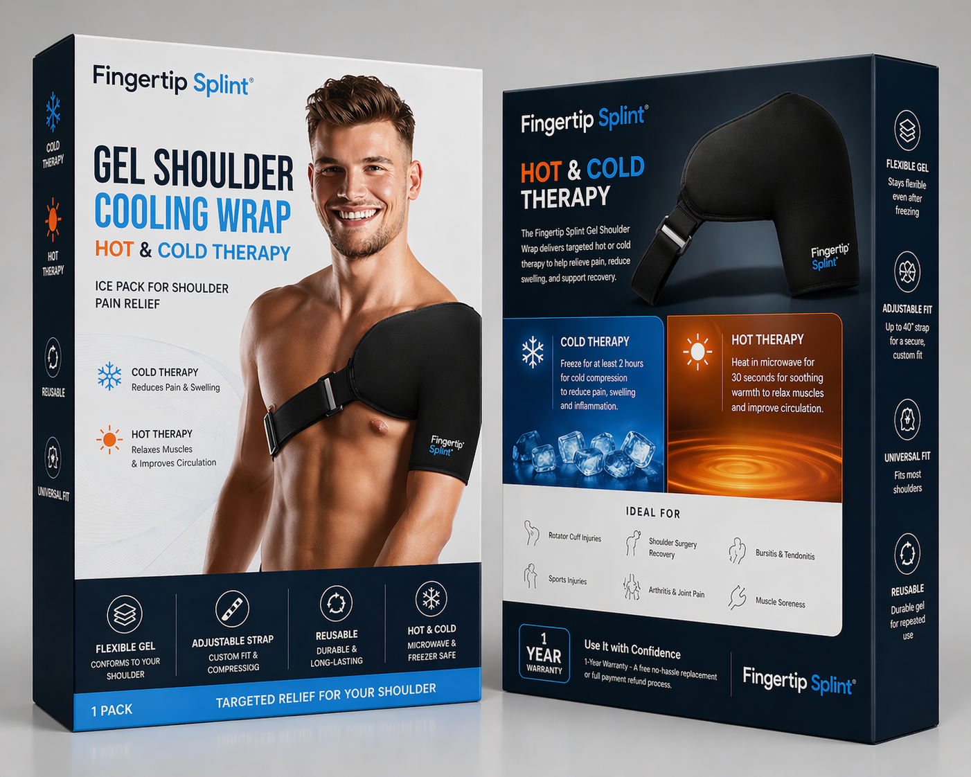 shoulder ice pack wrap
