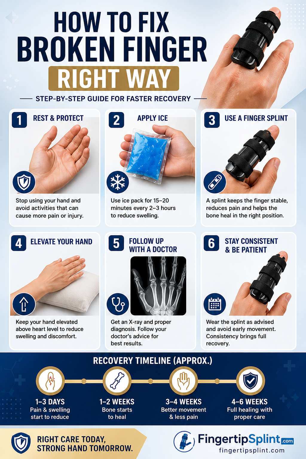small finger splint for pinky finger pain relief