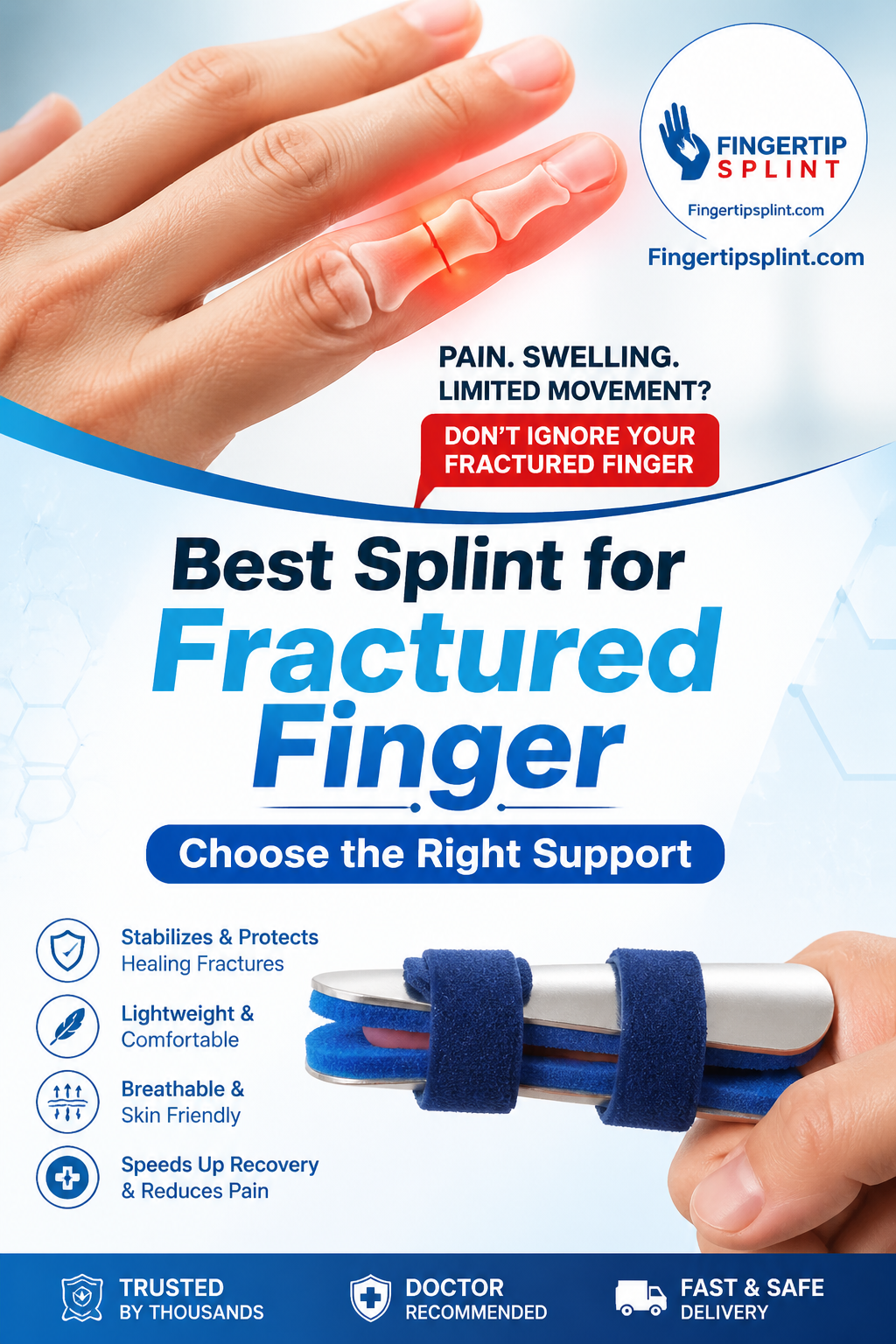splint for fractured pinky finger and finger splint for pinky finger