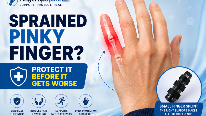 sprained pinky finger