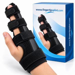 Adjustable Distal Phalanx Fracture Splint – Comfortable Fingertip Protection & Support