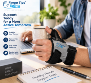adjustable thumb support splint wrist brace for thumb stabilization