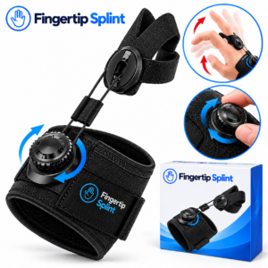 Finger brace with knob