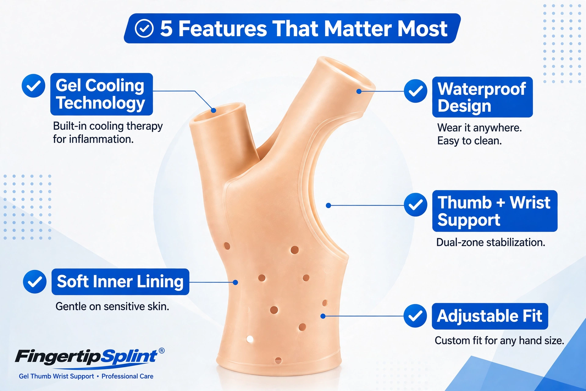 Important features of the gel thumb wrist support brace for daily use