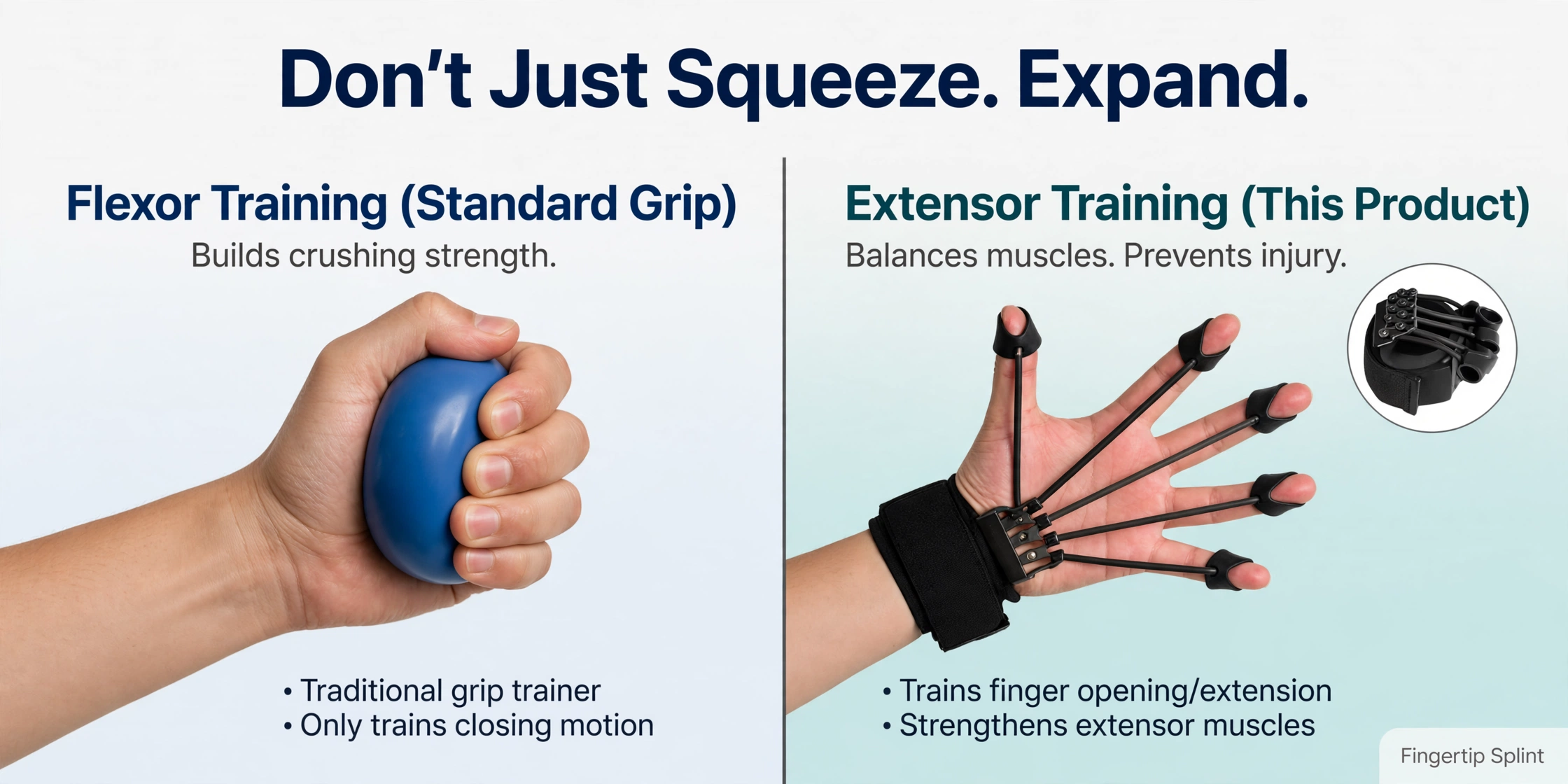 Adjustable finger resistance trainer for grip training and finger control