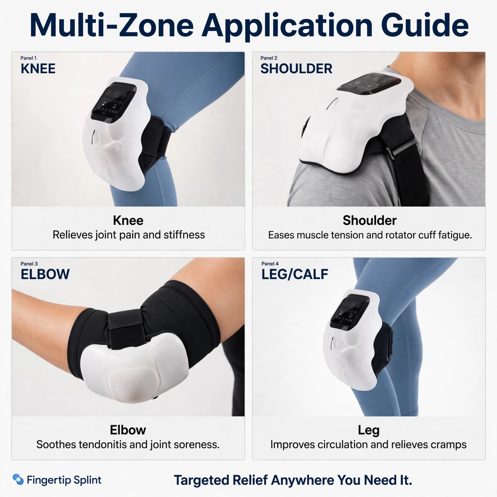 Cordless knee massager heat vibration and infrared features explained
