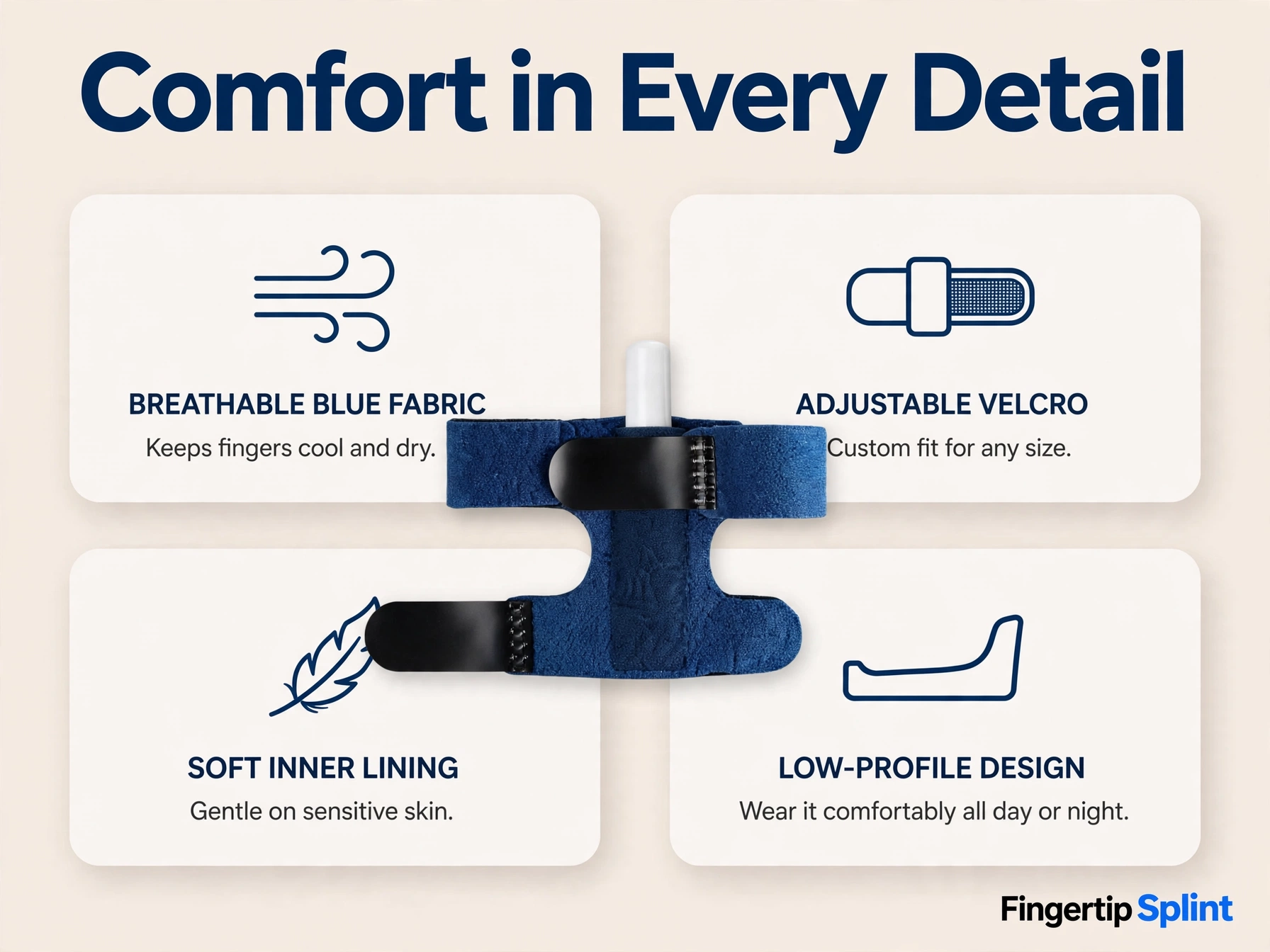 Thumb and finger brace support for daily activities