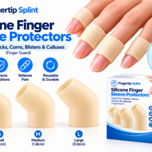 Fingertip Splint silicone finger sleeve protectors for cracks corns blisters and calluses