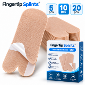 Fingertip Splint breathable thumb and finger support patch for sports and daily use